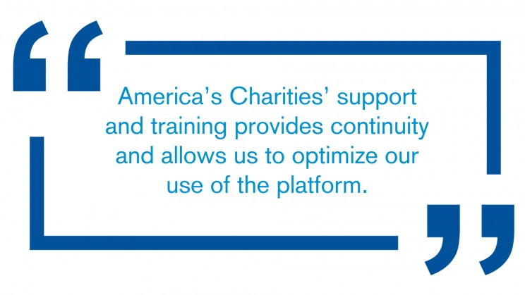 America's Charities client testimonial