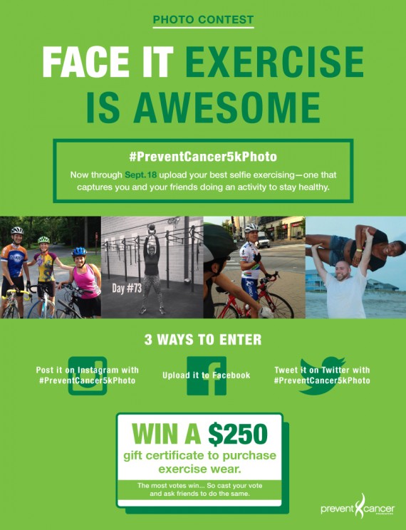 Prevent Cancer 5k Photo Contest