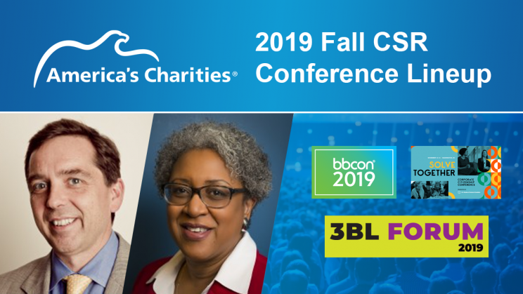 2019 Fall CSR Conference Lineup: Meet-up with America's Charities at These Events