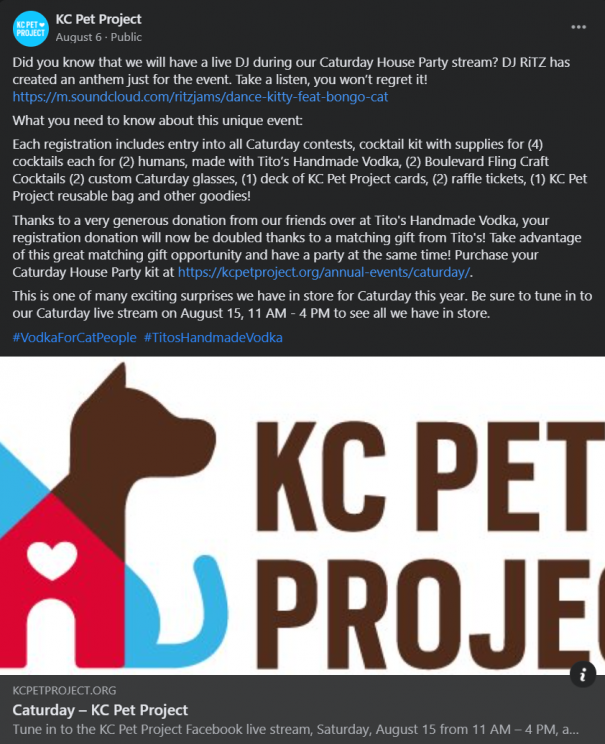 KC Pet Project Caturday_What Nonprofits Can Do