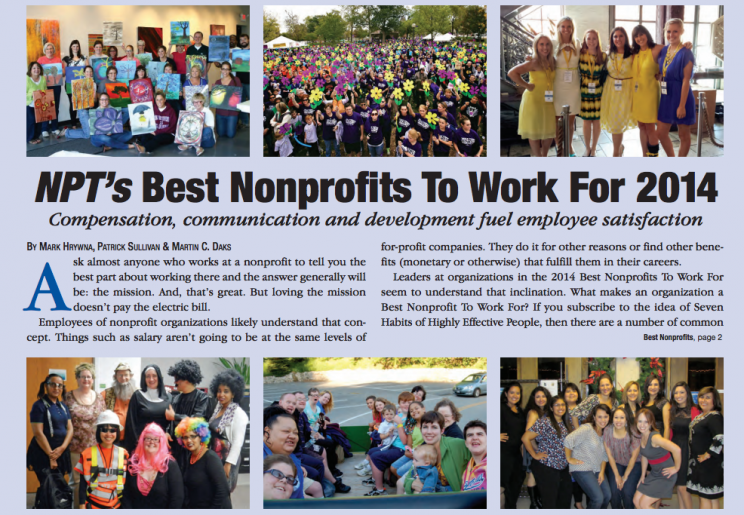 America's Charities Members AHC, DoSomething.org and HRC Named 2014 Best Nonprofits to Work For by The NonProfitTimes