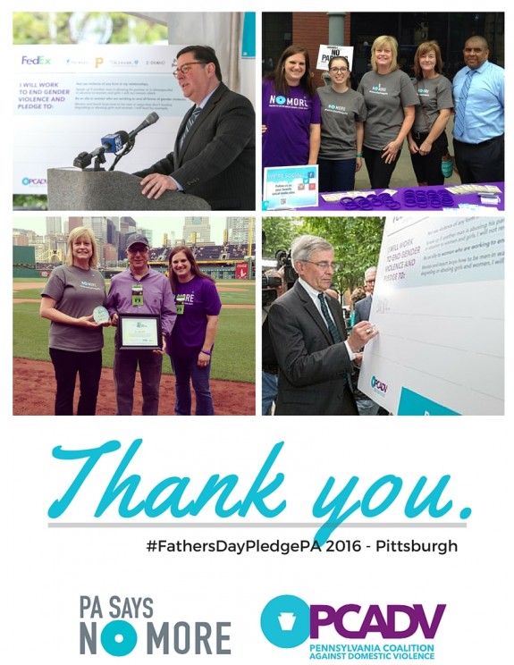 PCADV #FathersDayPledgePA Photos