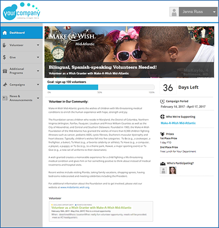 Make-a-Wish Mid-Atlantic_volunteer-campaign