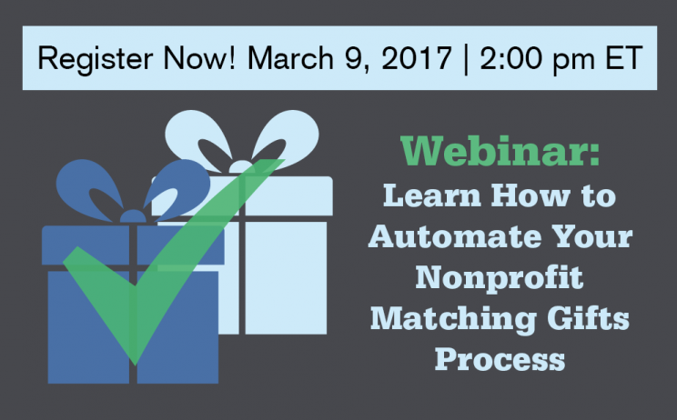 Automate your nonprofit matching gifts process