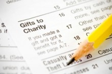 Gifts to Charity tax form