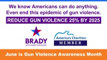 June is Gun Violence Awareness Month