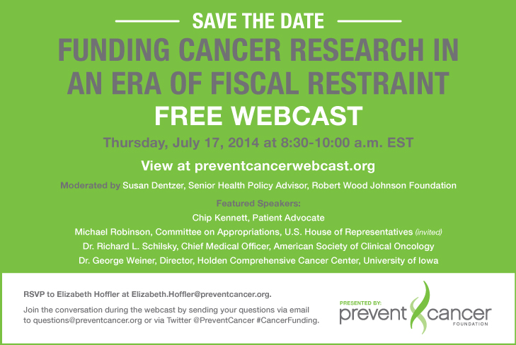 Webinar: Funding Cancer Research in an Era of Fiscal Restraint ...
