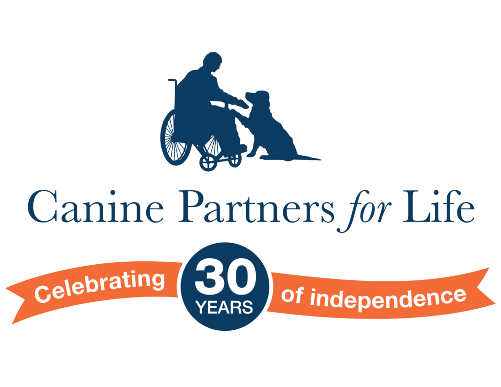 Canine Partners 30th logo Canine Partners 30th logo