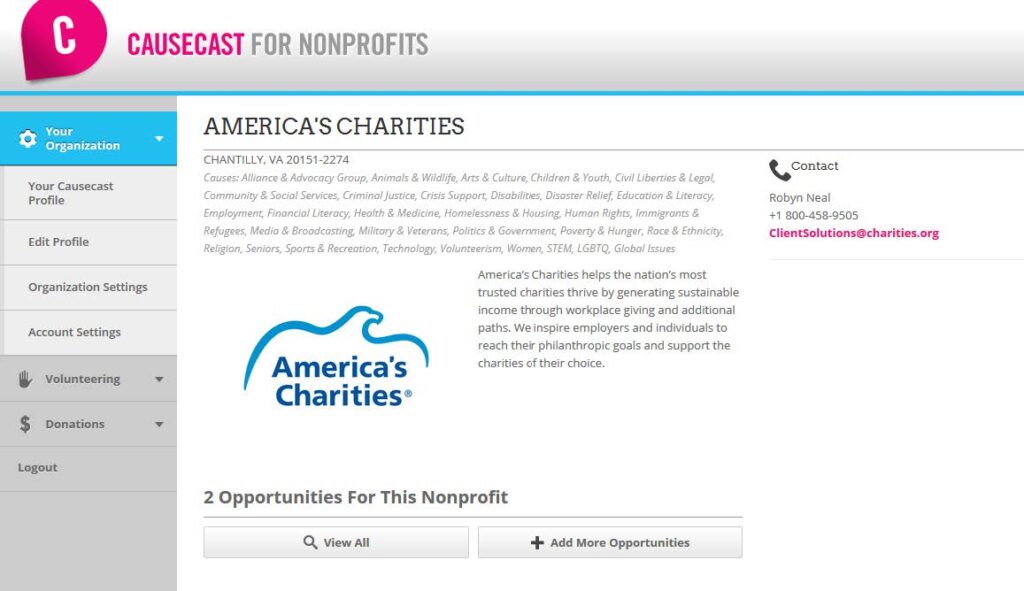 How to Setup Your Causecast for Nonprofits Profile