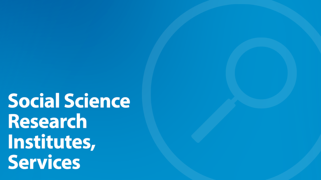 Social Science Research Institutes, Services