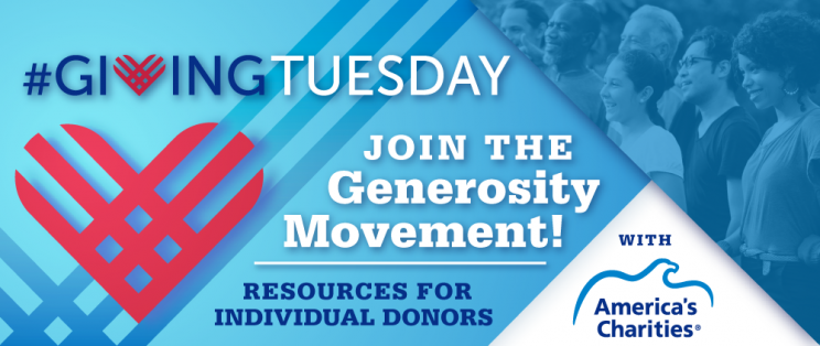 Giving Tuesday: Join the Generosity Movement! Resources for Individual Donors