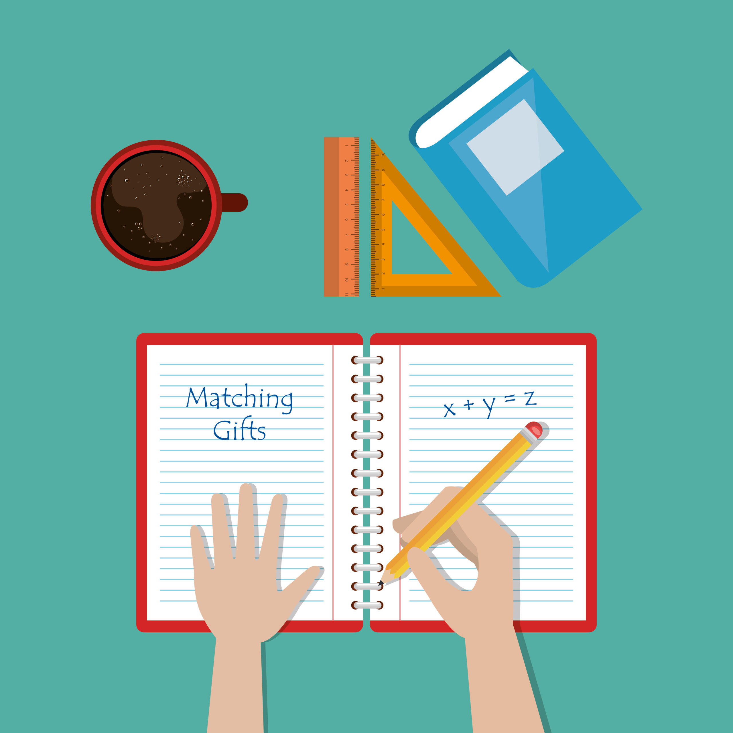 education easy learning set icons Crafting Successful Charity Eligibility Guidelines for Your Corporate Matching Program